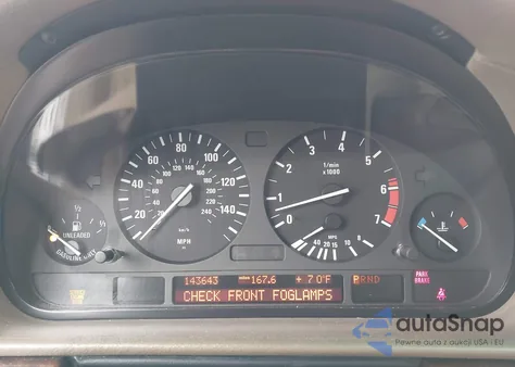 2000 BMW 750Il Il z USA, uszkodzony, nr VIN WBAGJ0348YDD73785